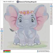 Load image into Gallery viewer, Baby Elephant - Diamond Painting Bling Art
