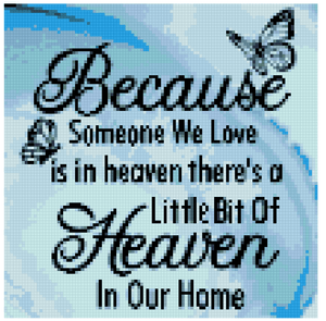 Because Someone is in Heaven- DPBA Exclusive - Diamond Painting Bling Art