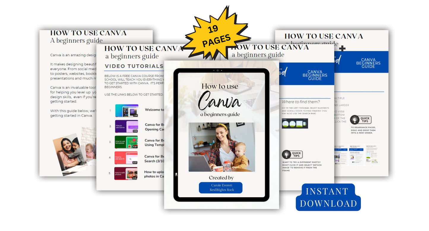 Beginner's Guide to Canva - Diamond Painting Bling Art