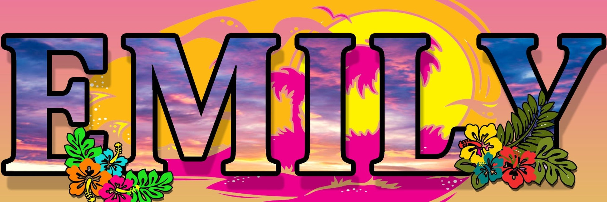 Custom Name Banner - Diamond Painting Bling Art