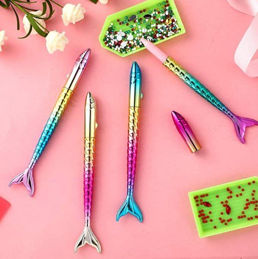 Diamond Painting Mermaid Pen - Diamond Painting Bling Art