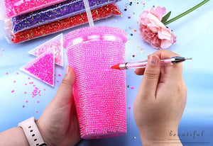 DIY Acrylic Tumbler Cup Bling Kit - Diamond Painting Bling Art