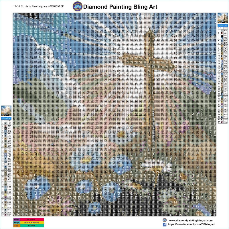 He is Risen - Diamond Painting Bling Art