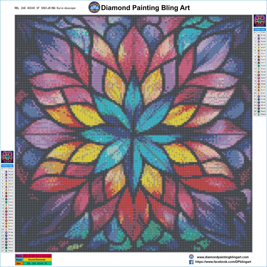 Kaleidoscope - Diamond Painting Bling Art