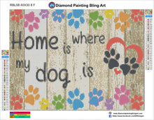 Load image into Gallery viewer, Paw Prints - Diamond Painting Bling Art
