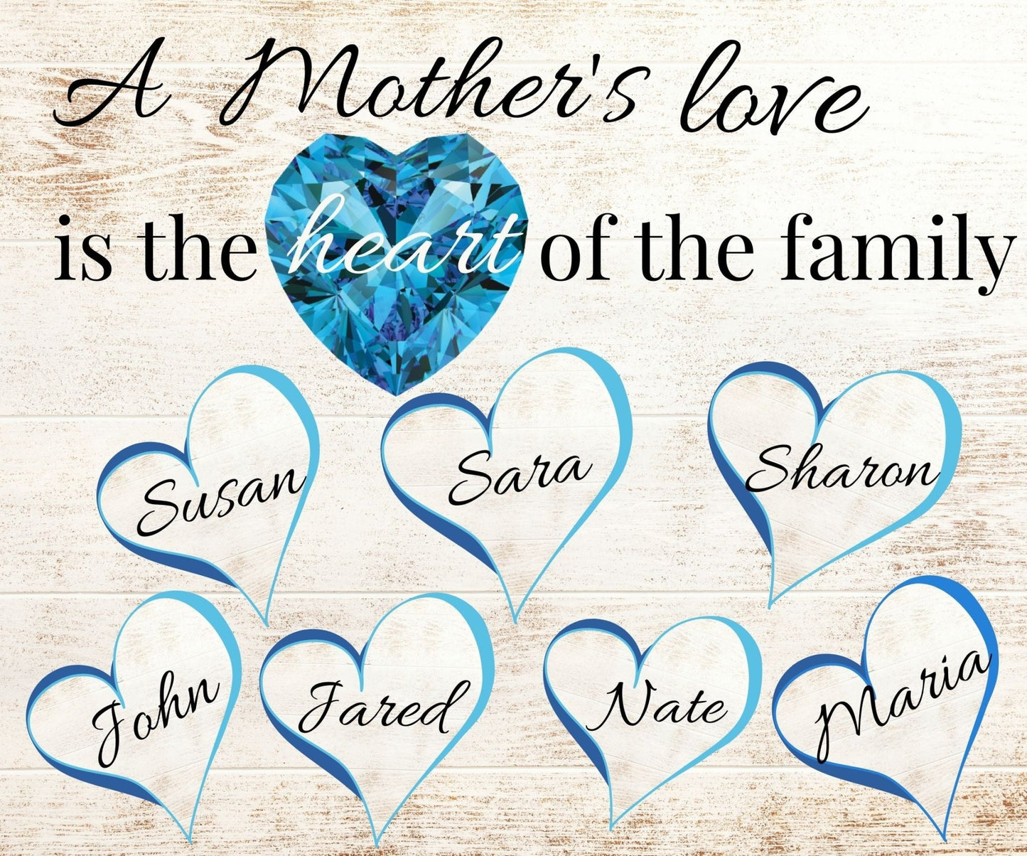 Personalized Mother's Love - Diamond Painting Bling Art
