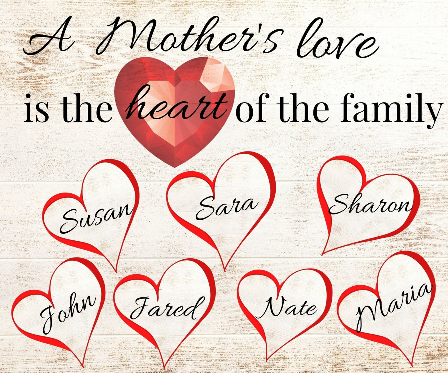 Personalized Mother's Love - Diamond Painting Bling Art
