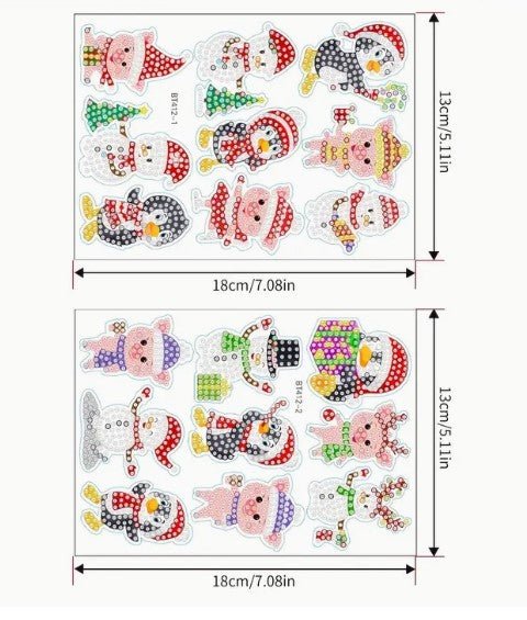 Stickers Christmas - Diamond Painting Bling Art