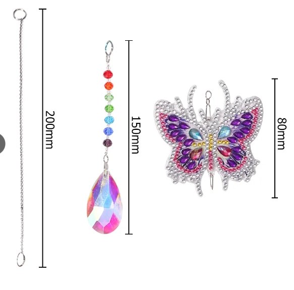 Suncatcher Crystal Pendant - Diamond Painting Bling Art