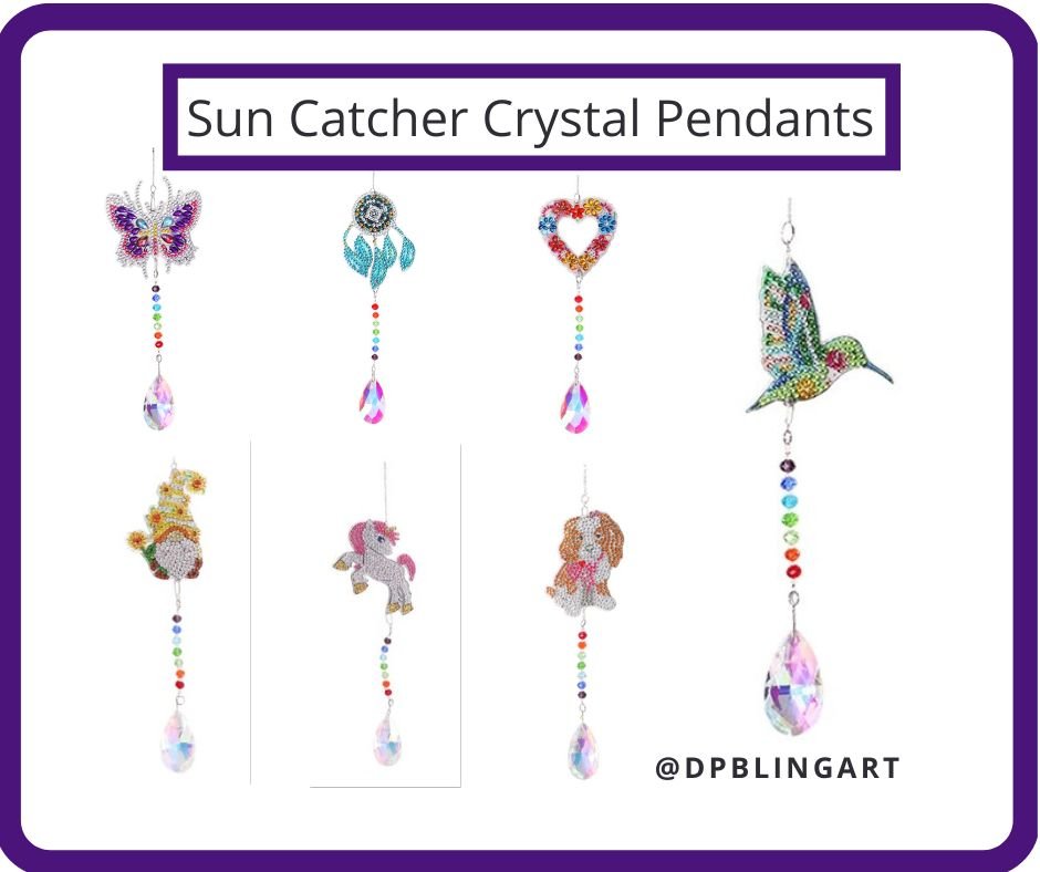 Suncatcher Crystal Pendant - Diamond Painting Bling Art