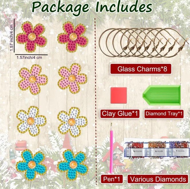 Wine Glass Markers - Diamond Painting Bling Art