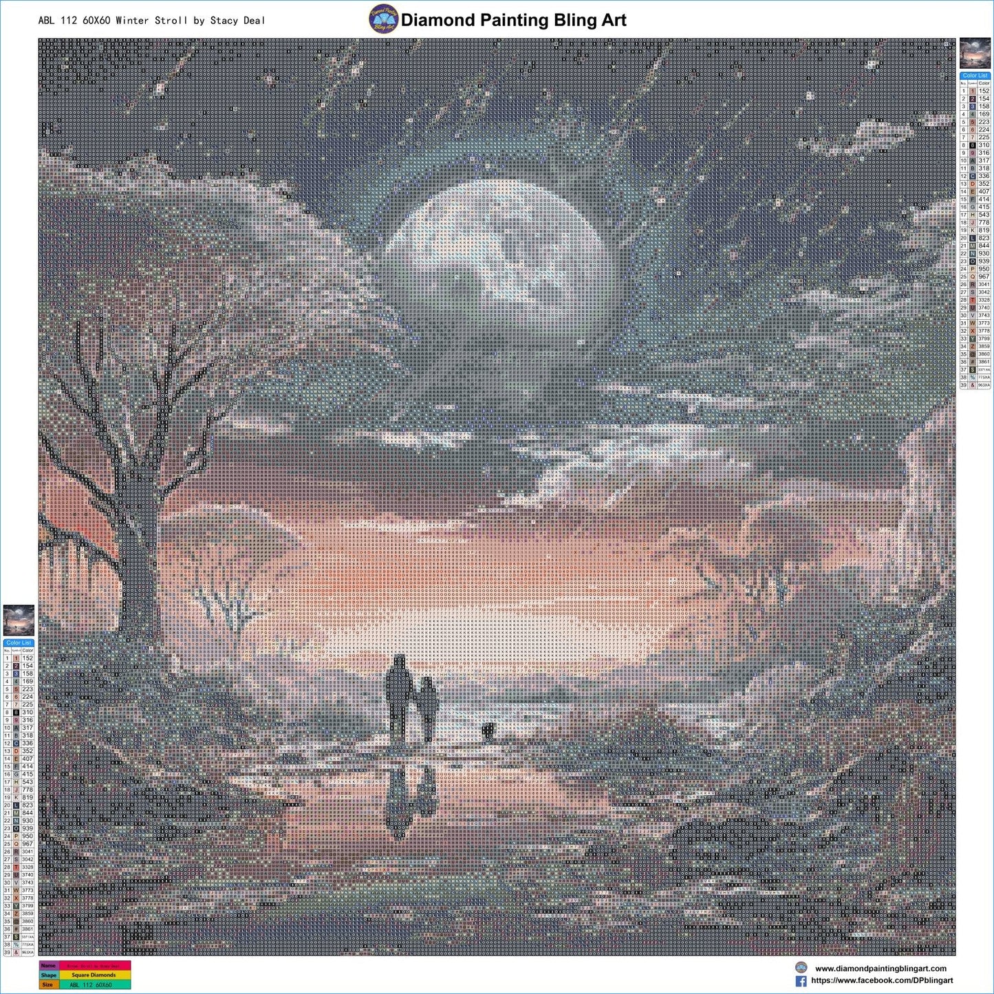 Winter Stroll by Stacy Deal - Diamond Painting Bling Art