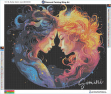Load image into Gallery viewer, Zodiac Gemini - the Twins - Diamond Painting Bling Art
