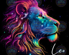 Load image into Gallery viewer, Zodiac Leo - the Lion - Diamond Painting Bling Art
