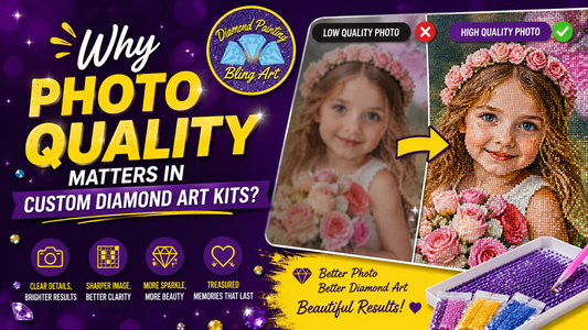 Why Photo Quality Matters in Custom Diamond Art Kits?