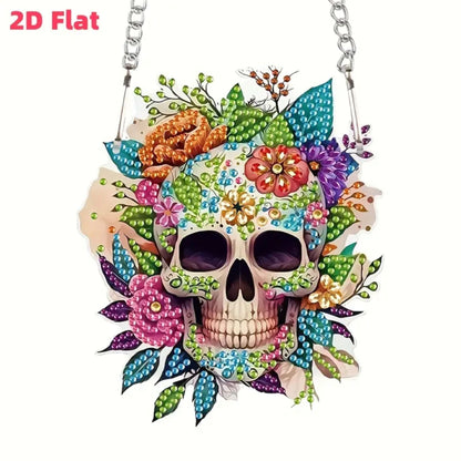 Skull Diamond Art Acrylic Hanging