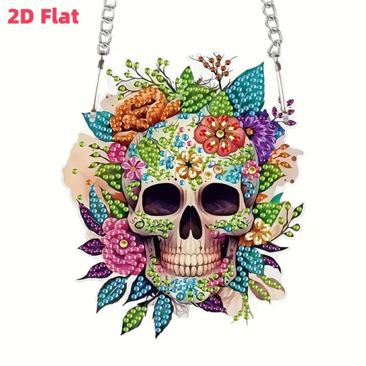 Skull Diamond Art Acrylic Hanging