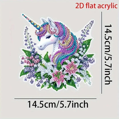 Magical Unicorn Floral Hanging