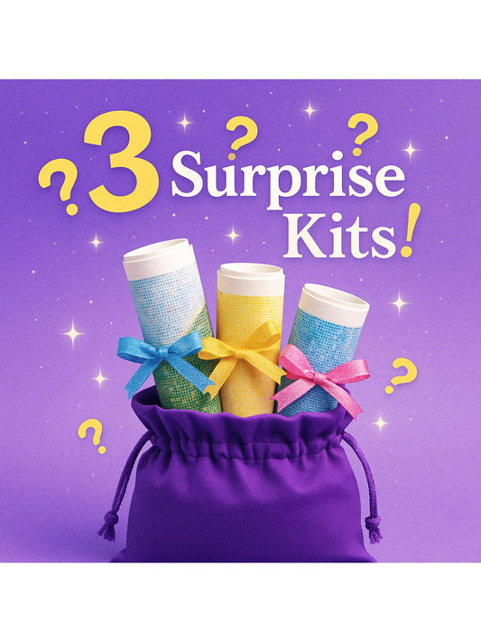 Surprise Bundle - 3 kits diamond paintings