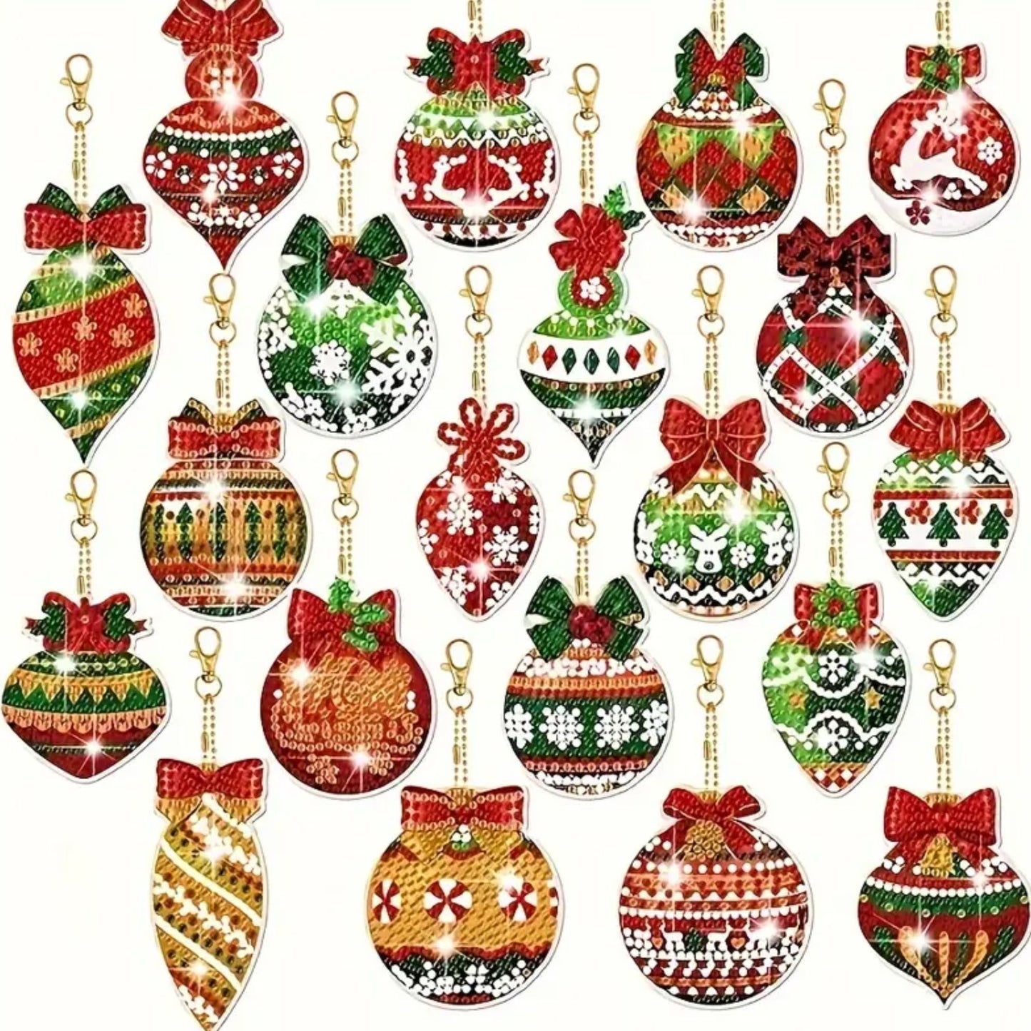 Christmas Ornaments Keychains