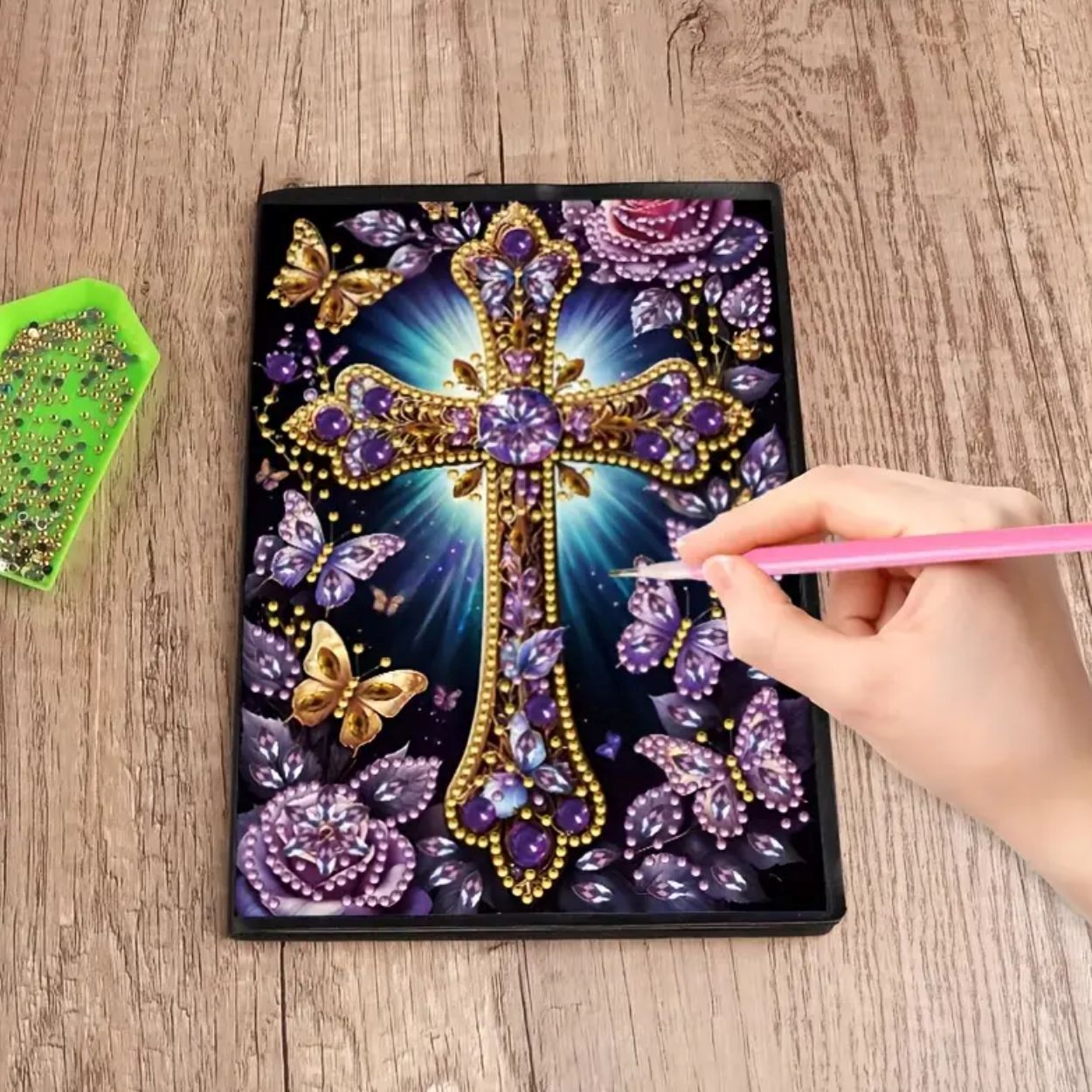 Purple Cross Notebook