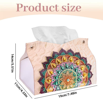 Enchanted Butterfly DIY Diamond Art Tissue Box Cover Kit