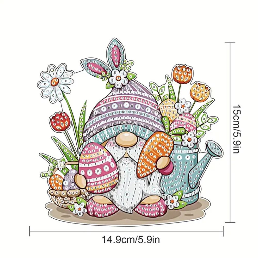 Easter Gnome diamond art kit