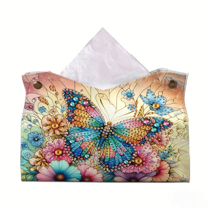 Enchanted Butterfly DIY Diamond Art Tissue Box Cover Kit