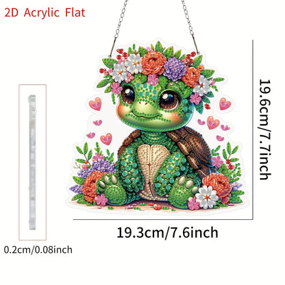 Floral Baby Turtle