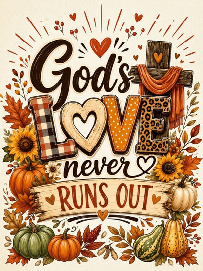 God's Love Never Runs Out