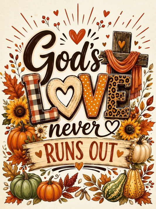 God's Love Never Runs Out