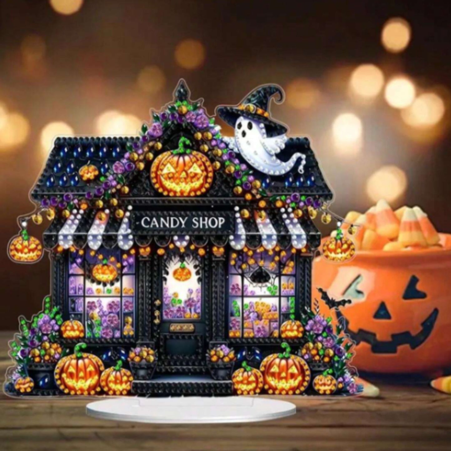 Halloween Candy Shop Table Top Stand