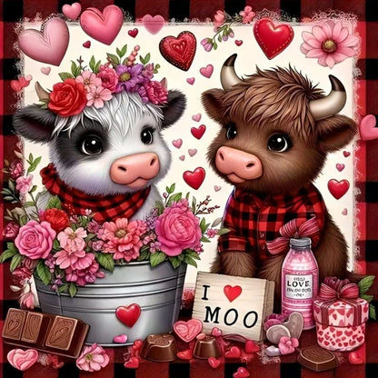 Paint Along: Sweetheart Cow Collection