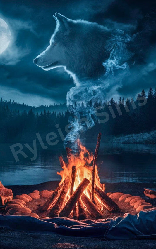 Nightwatcher Campfire by Ryleigh Sims