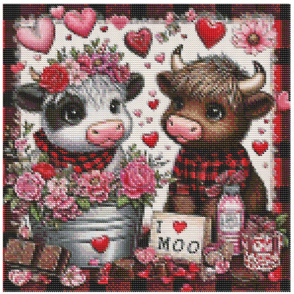 Paint Along: Sweetheart Cow Collection