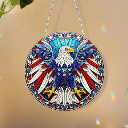 Patriotic Eagle Hanging Diamond Art Kit