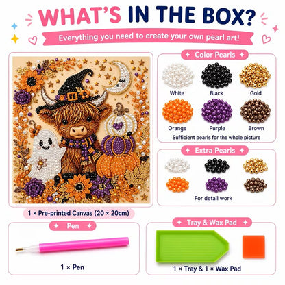 Spooky Autumn Pearl Art DIY Craft