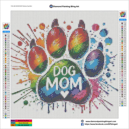 Rainbow Dog Mom