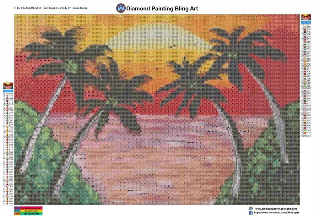 Palm-Kissed Serenity by Teresa Super