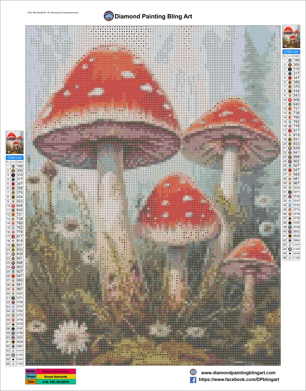 Whimsical Forest Mushrooms