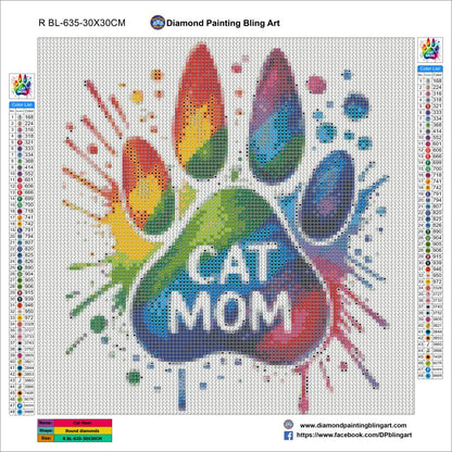 Rainbow Cat Mom