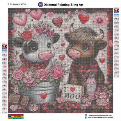 Paint Along: Sweetheart Cow Collection