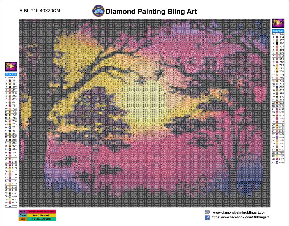 Twilight Forest Silhouette