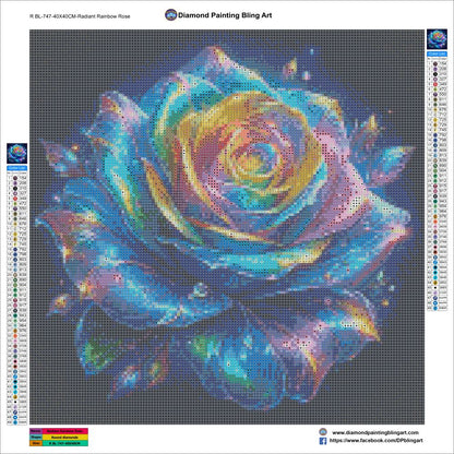 Radiant Rainbow Rose