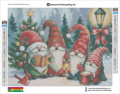Festive Caroling Gnomes