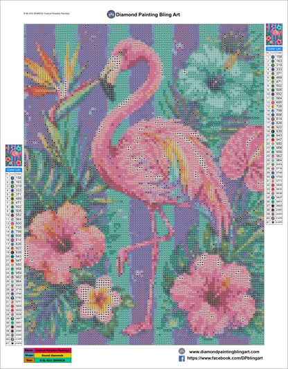 Tropical Paradise Flamingo