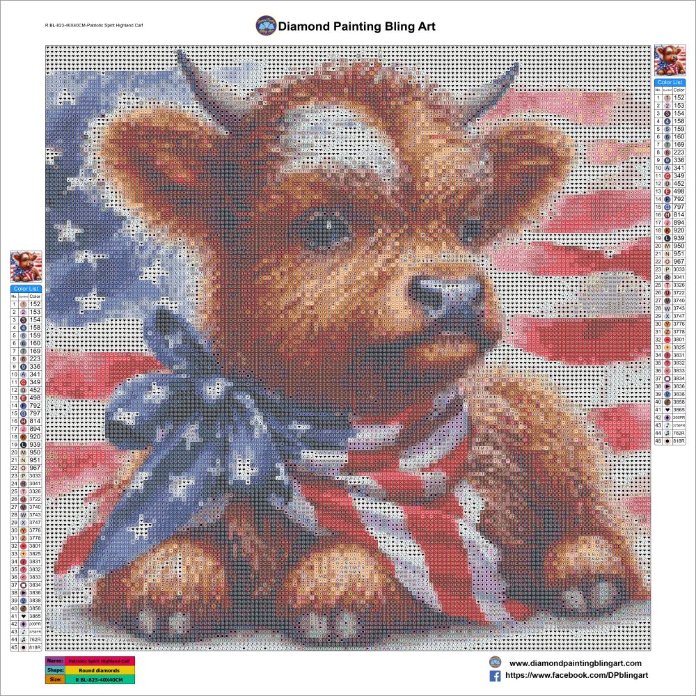 Patriotic Spirit Highland Calf