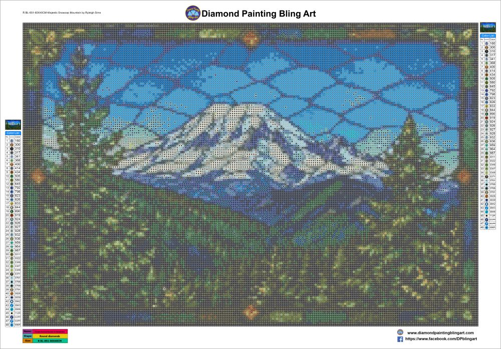 Majestic Snowcap Mountain by Ryleigh Sims