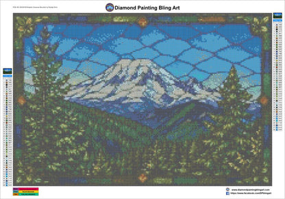 Majestic Snowcap Mountain by Ryleigh Sims