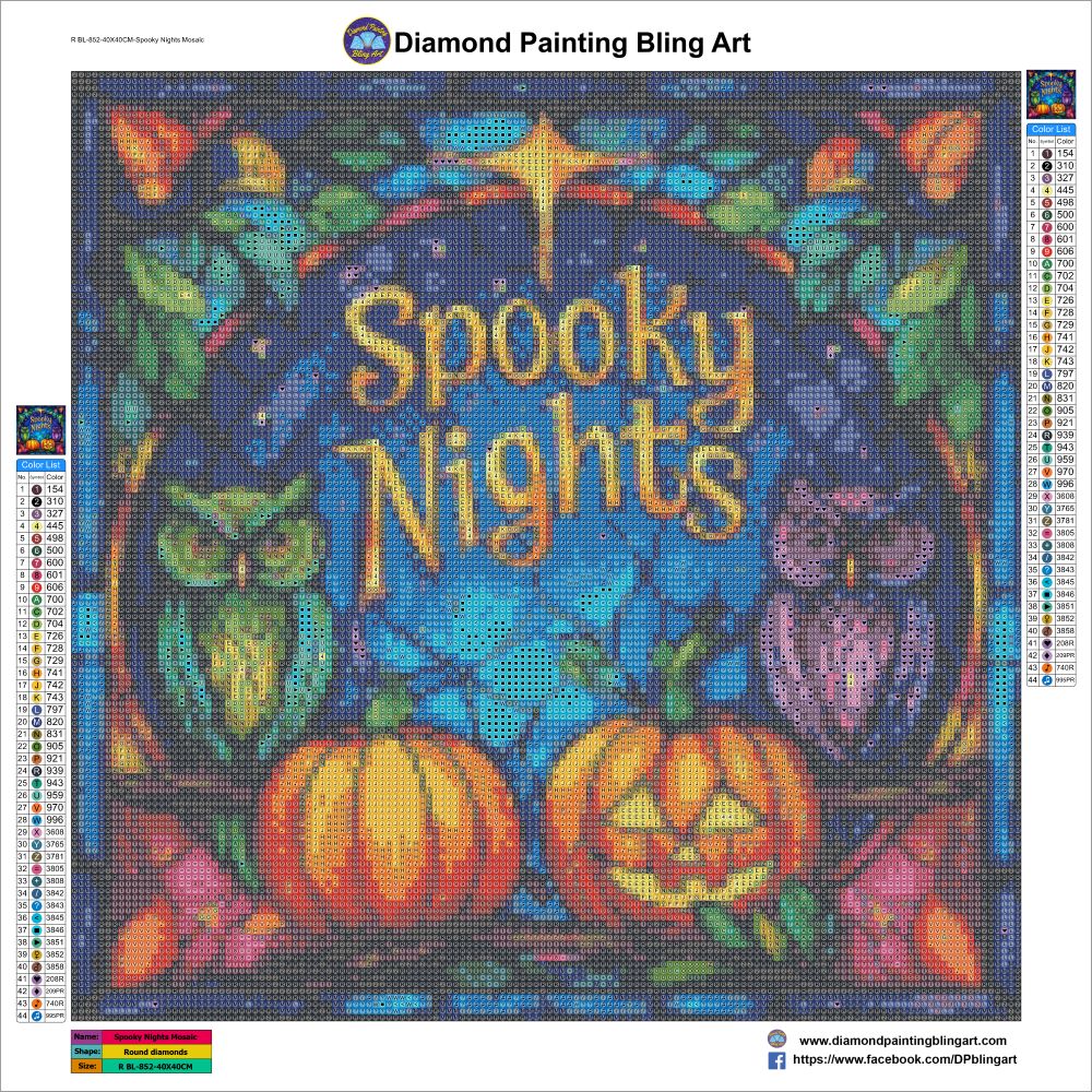 Spooky Nights Mosaic